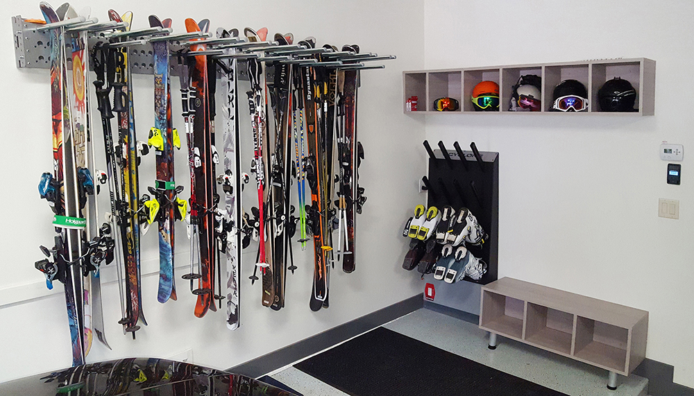 garage-solution-ski-organizer-snowboard-helmet-Park City
